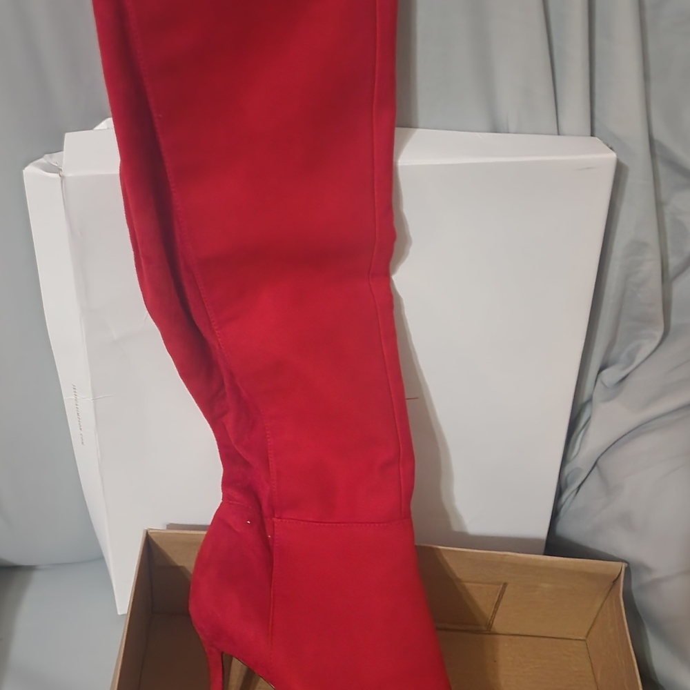 UPDATED LISTING, PIC ADDED Jessica Simpson Red Heeled Boots